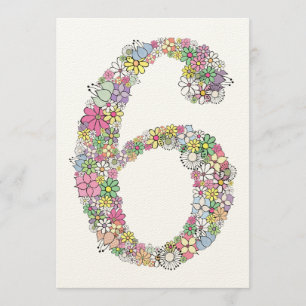 Filles 6e anniversaire fête Invitation personnalis