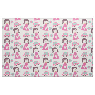 Filles Aller Places Tissu