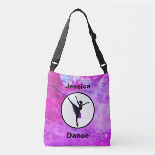 Filles Ballerina Dancer Aquarelle Crossbody Sac
