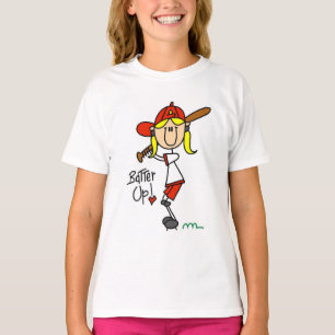 Filles Baseball Batter des T-shirts et des cadeaux