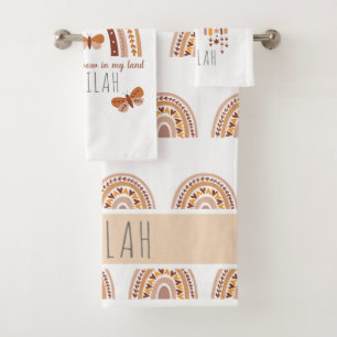 Filles Cute Boho Rainbow Motif Enfants personnalis