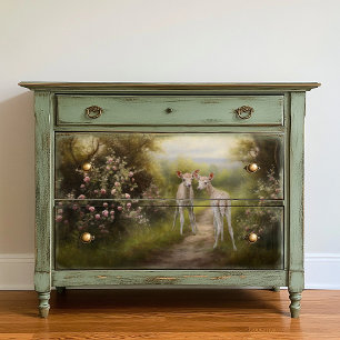 Filles Dans Le Papier De Découpage Fleur Garden