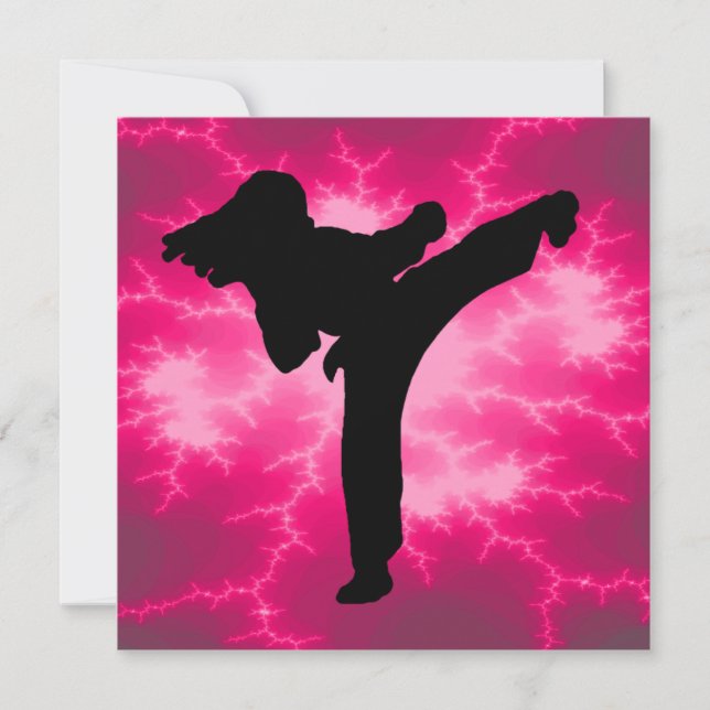 Filles de karaté fête d'anniversaire (Devant)