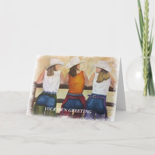 FILLES DE SAISON CLASSY DISENT CARTES DE SALUT PER (Devant)