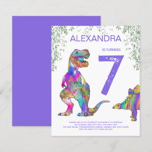 Filles dinosaures Budget pour une fête d'anniversa
