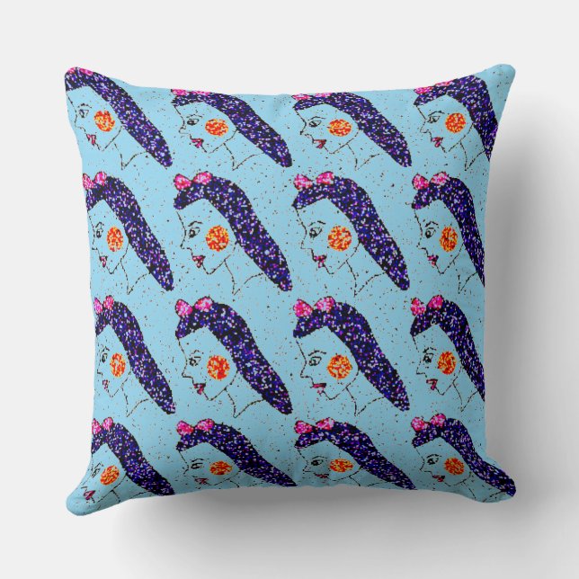 Filles en Coussin de ligne (Verso)