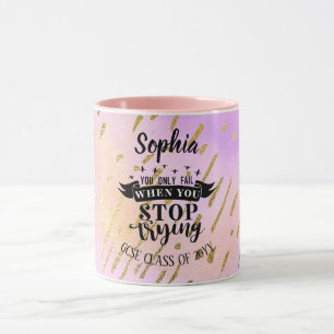 Filles Exam Succès Mugs Citations Motivationnelles