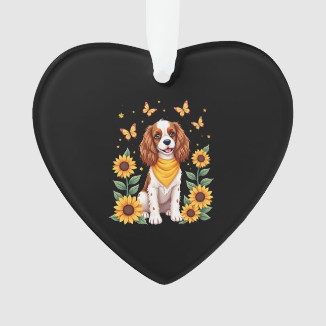 Filles Femmes Maman Cavalier King Charles Spaniel  (devant)