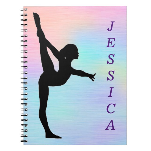 Filles Gymnastique Carnet photo spirale (Devant)