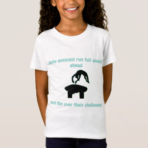 Filles Gymnastique coffre-fort T-shirt personnalis