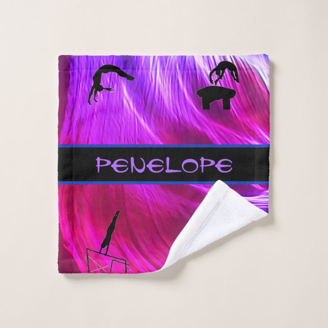 Filles Gymnastique Événements Abstraits (Gant de toilette)