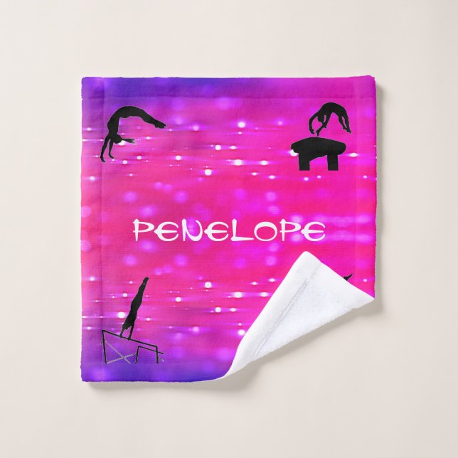 Filles Gymnastique Événements Laver linge Serviett (Gant de toilette)