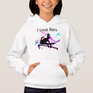 Filles Gymnastique I Love Bars Gymnaste Sweat - sh