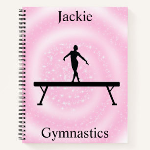 Filles Gymnastique Pink Sparkle Carnet