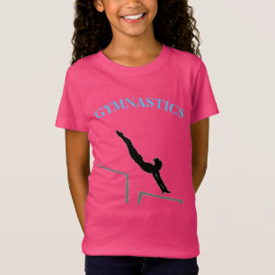 Filles Gymnastique T-Shirt Non-Nouvel Bars