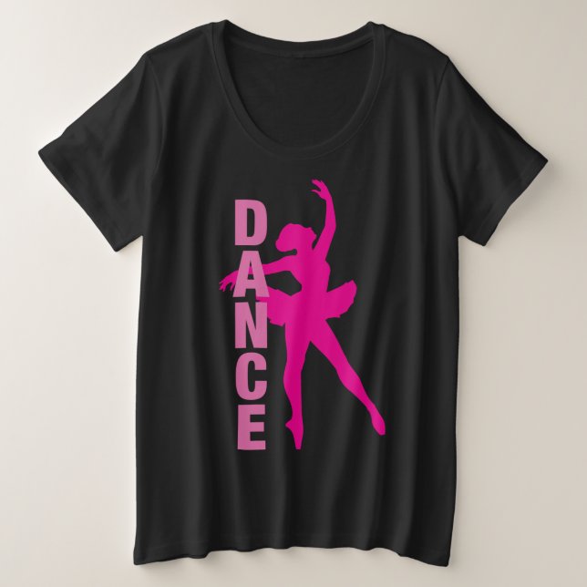 Filles Hot rose Ballerina Danse (Design devant)