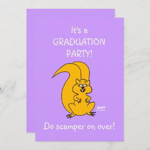 Filles Jardin Graduation Party Invitations amusant