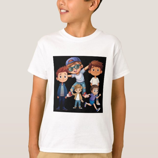 Filles jouant au design de T-shirt (Devant)