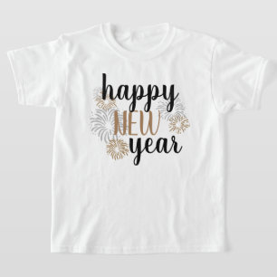 Filles Joyeuses T-shirt du Nouvel An