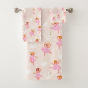 Filles mignonne Danseur de Ballet Rose Swan Kids