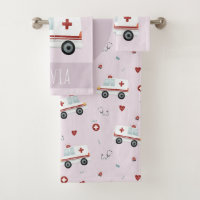 Filles mignonne rose Parade Ambulance Motif Enfant