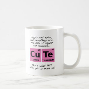 Filles mignonnes tasse drôle