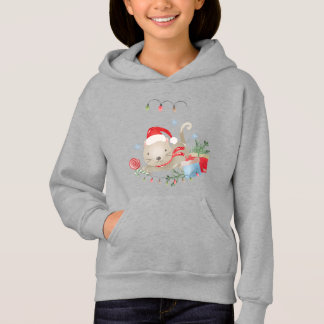 Filles Noël thème Sweatshirt