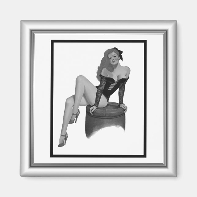 Filles pin up Magnet Vintage (4) 2 (Devant)