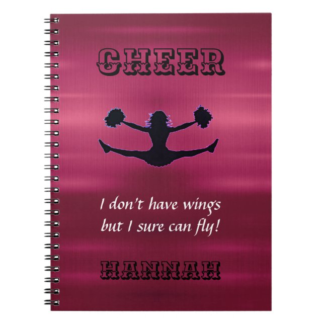 Filles Pom-pom girl Circulaire Carnet Spiral avec  (Devant)