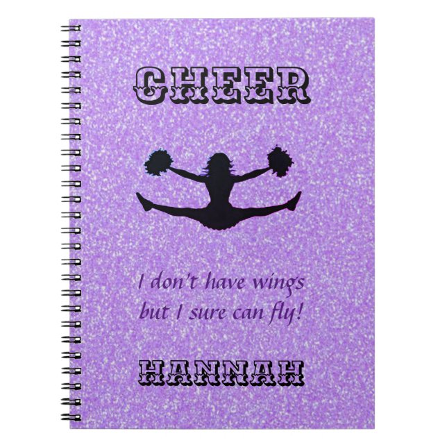 Filles Pom-pom girl Circulaire Carnet Spiral avec  (Devant)