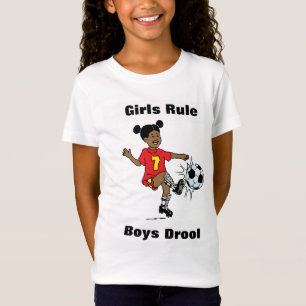 Filles règle, T-shirt de filles de bave de garçons