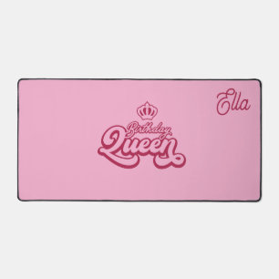 Filles rose cadeau d'anniversaire Desk Mat