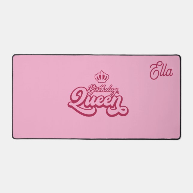Filles rose cadeau d'anniversaire Desk Mat (Recto)