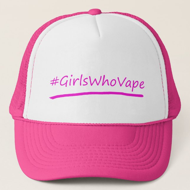 Filles roses qui casquette de Vape (Devant)