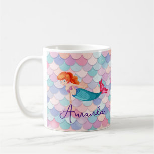 Filles Sirène Mug personnalisée