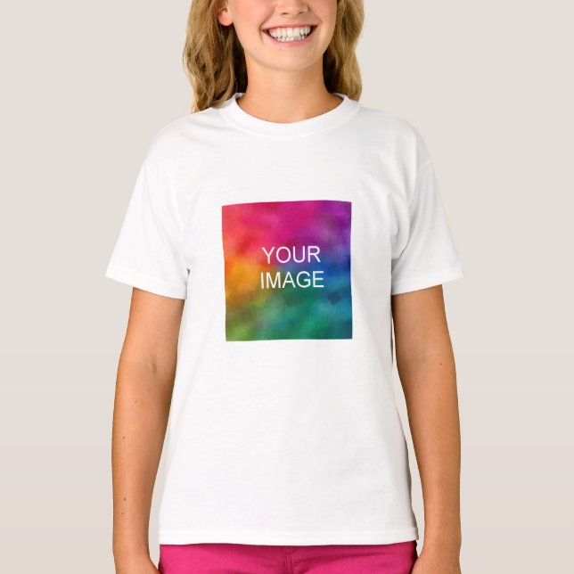 Filles TShirts Design avant et arrière Ajouter pho (Devant)