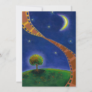 Film art de nuit d'automne amusant peinture pour l