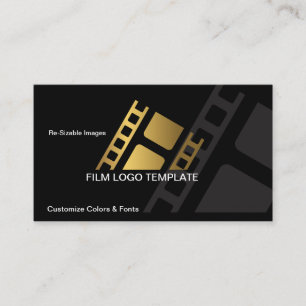 Film Carte de visite Design Metallic Gold Film Str