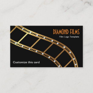 Film Carte de visite Design Metallic Gold Film Str