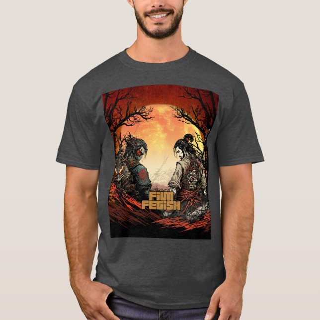 Film Kung Fu film combat scène action T-shirt (Devant)