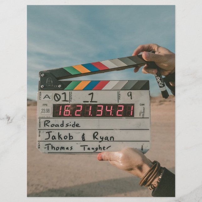 Film Réalisateur Clap Film Cinéma Caméra (Devant)