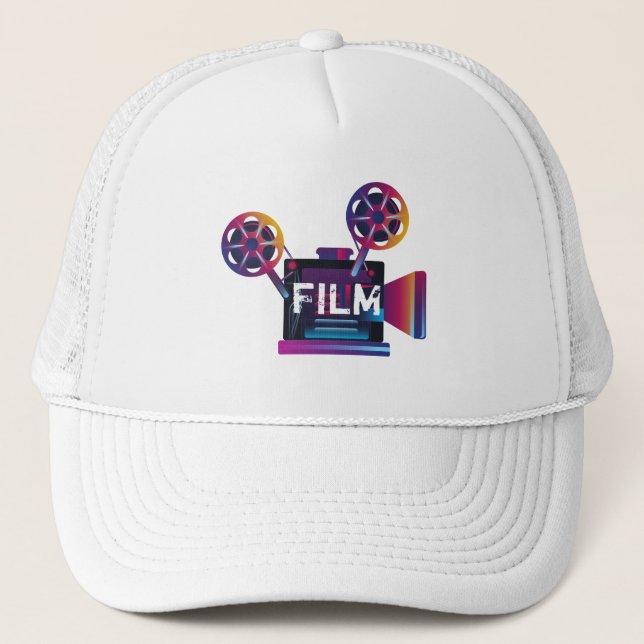 Film réalisateur Rainbow Movie Maker Casquette (Devant)
