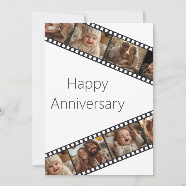 Film Strip Photo Bonne carte Anniversaire (Devant)