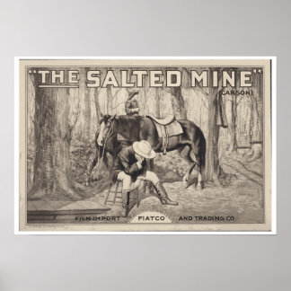 FILM vintage POSTER ~ La mine salée