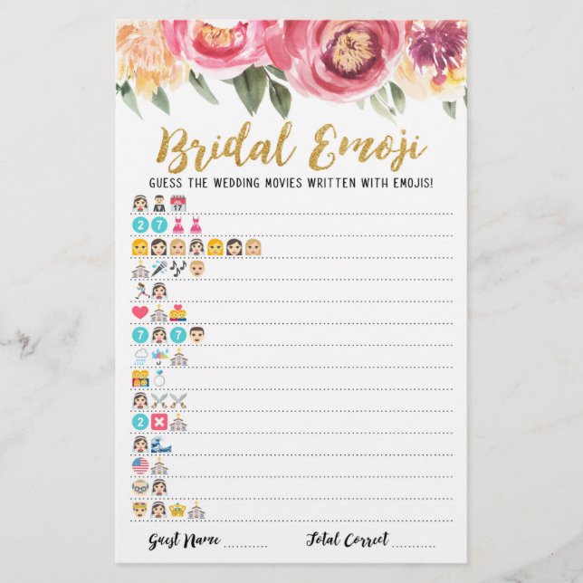 Films de mariage emoji avec réponses Enterrement d (Devant)