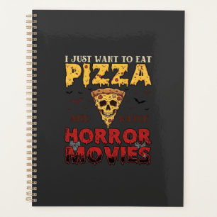 Films d'horreur Pizza Halloween Crâne Chauves-sour