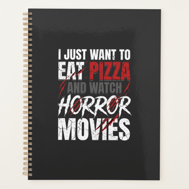 Films d'horreur Pizza Halloween Design_1 (Devant)