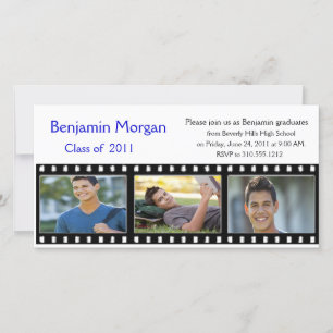 Filmstrip du Carte photo Faire-part