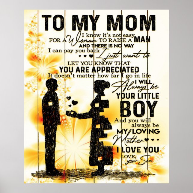 Fils à maman à ma maman | Décoration de la maison (Devant)