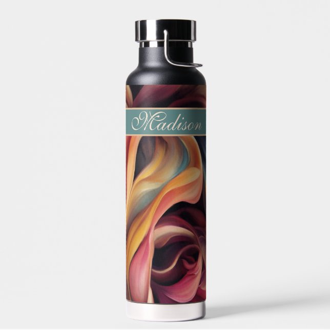 Fils Abstraits colorés avec nom Bouteille d'eau (Gauche)
